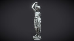 Greek Statue greek, vase, women, greece, aquarium, statue