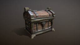 Chest chest, medieval, treasure, loot, props, box, coffer, tresor, lootable, pirate, gold