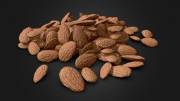 Almonds Unshelled fruit, nuts, shell, nut, almendras, almendra, almond, almonds, almonds-nut, unshelled, amandola, pronus, almande, alemande, amygdaloid