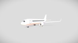 Low Poly Airliner flying, white, boeing, airplane, roll, jfk, airport, window, aircraft, jet, hangar, airbus, fighterjet, lowpolyart, lowpolymodel, low-poly, lowpoly, low, airbus-a320, ryanair, airbus-neo, vistajet