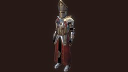 Templar Armor armor, prop, medieval, templar, props-assets, pbr