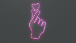 Korean Love Sign in, bar, modern, led, heart, other, club, tube, love, electronic, electronics, sign, presentation, decor, neon, advertising, korean, backlight, decoration, street, light, wall, neonflex