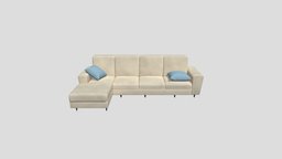 Sofa, couch sofa, couch, big, furniture, rest, divan, living-room, furniture3d, pastel-colours, home, livingroom