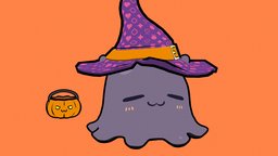 Takodachi_Halloween Special Costume ina, 2021, cartoon, anime, halloween, hololive