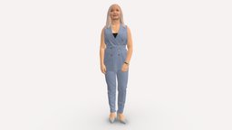 Business Lady 1112 style, people, fashion, beauty, business, posed, miniatures, realistic, woman, outfit, success, character, 3dprint