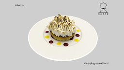 Coconut Banana Cream Pie from Tavern62 food, foodscan, food3dmodel, realitycapture