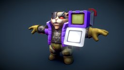 Rocat Skin2 cat, character, game, design, rocat