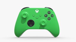 Xbox Series X Controller Velocity Green green, wireless, xbox, videogame, series, controller, gamepad, velocity, joystick, low-poly, noai