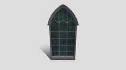 Church Window window, game-asset, church