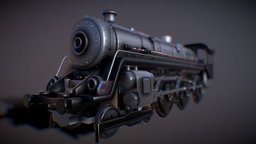 Steam engine train in, train, custom, gaming, by, vintage, top, 31, diesel, state, 10, 1960, bugatti, latest, old, engine, station, age, real, steam-engine, 3d, model, car, free, steam, download, gameready, 2022, gamerz