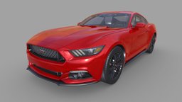 Ford Mustang 2015 red, ford, fordmustang, redcar, ford-mustang, car