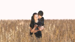 Couple In the wheat field 