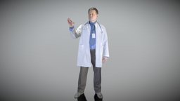 Male medical doctor showing something 352 archviz, scanning, people, doctor, photorealistic, vr, presentation, hospital, realistic, uniform, surgery, medicine, surgeon, quality, realism, malecharacter, peoplescan, mature, photoscan, realitycapture, photogrammetry, lowpoly, man, medical, male, highpoly, , scanpeople, deep3dstudio, demostrating