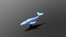 Low poly Whale low-poly-model, lowpolymodel, low-poly, lowpoly