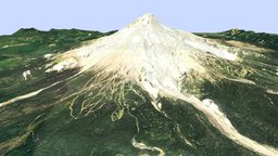 Mount Hood, USA mount, portland, mountain, hood, volcano, volcanic, stratovolcano, usa