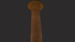 Column from The Ramesseum, Luxor west bank egypt, ramesses, luxor, ramesseum, mortuary, photoscan, realitycapture, temple