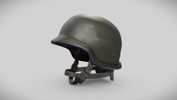 Military Helmet armored, high, army, helmet-3d-model, helmet, low, military