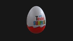 Tinder egg surprise (may contain nuts) egg, chocolate, surprise, kinder, sweet, tinder