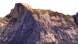 Half Dome, Yosemite half, dome, cliff, california, granite, sierra, yosemite, batholith, scan