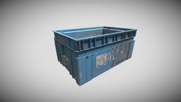 ContainerBox_01_01 realtime, garbage, box, rubbish, unrealengine, photogrammetry, container, plastic