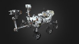 Curiosity Rover 3D Printed Model 