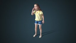 Facial & Body Animated Kid_F_0013 kid, people, 3d-scan, photorealistic, child, rig, 3dscanning, 3dpeople, iclone, reallusion, cc-character, rigged-character, facial-rig, facial-expressions, character, girl, game, scan, 3dscan, animation, animated, rigged, autorig, actorcore, accurig, noai