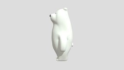 Polar bear bear, polar, polar-bear, character, cartoon