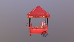 Cotton Candy Stand unity, unity3d