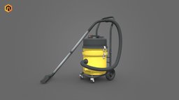 Vacuum Cleaner prop, dirt, clean, garbage, vacuum, props, cleaner, real-time, ue4, suburbs, unity, low-poly, house, industrial