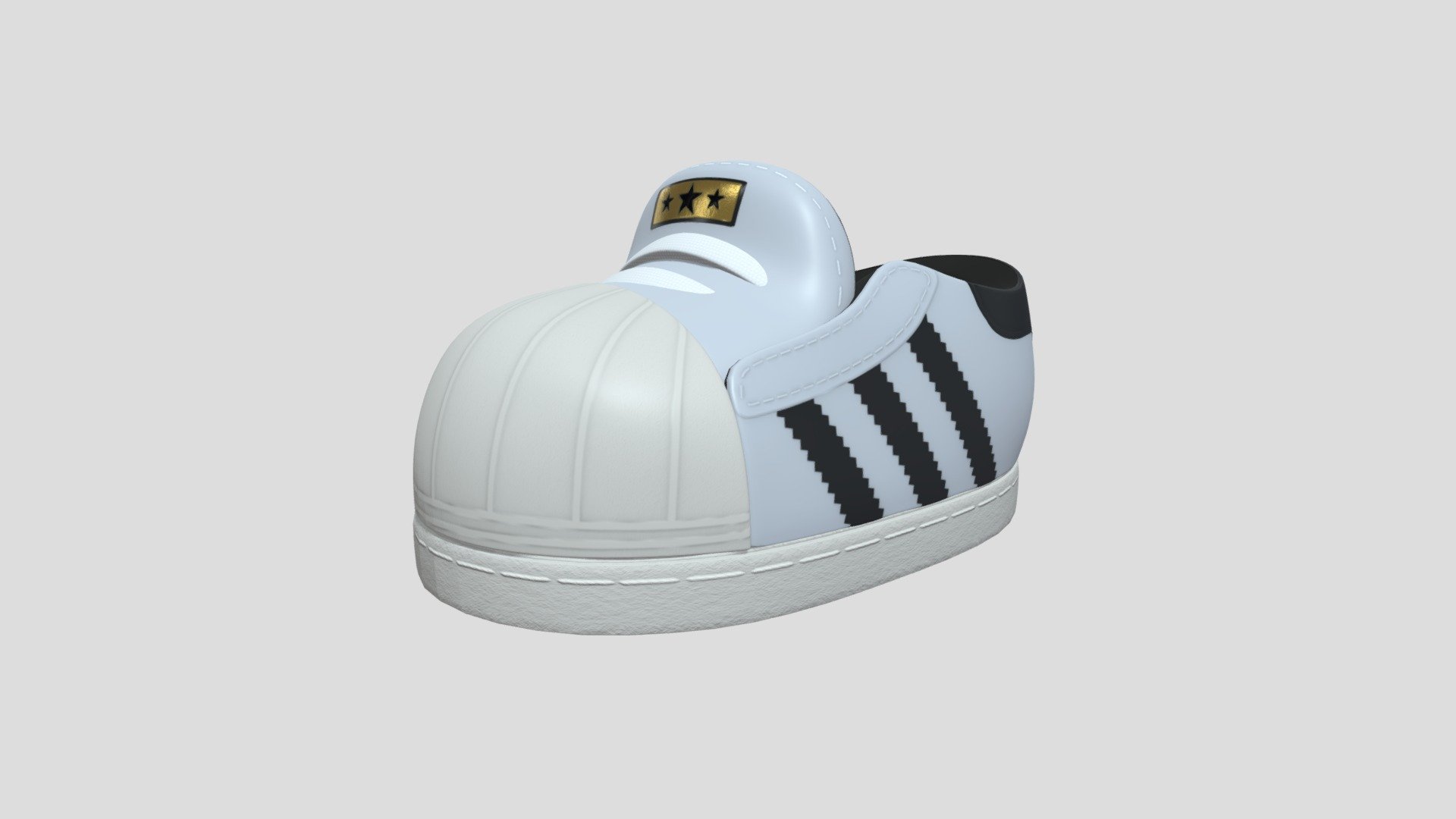 Cute Adidas sneaker for cartoon characters.
