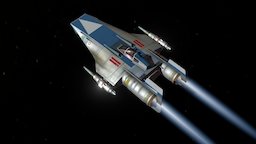 Star Wars Last Jedi A-Wing / R-22 Spearhead jedi, last, ralph, wars, star, spearhead, a-wing, mcquarrie, sketchup