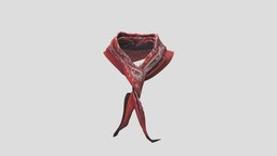 Wrap Around Neck Scarf neck, scarf, fashion, girls, clothes, cowboy, western, accessory, cowgirl, womens, wear, wrap, around, hostess, pbr, low, poly, female