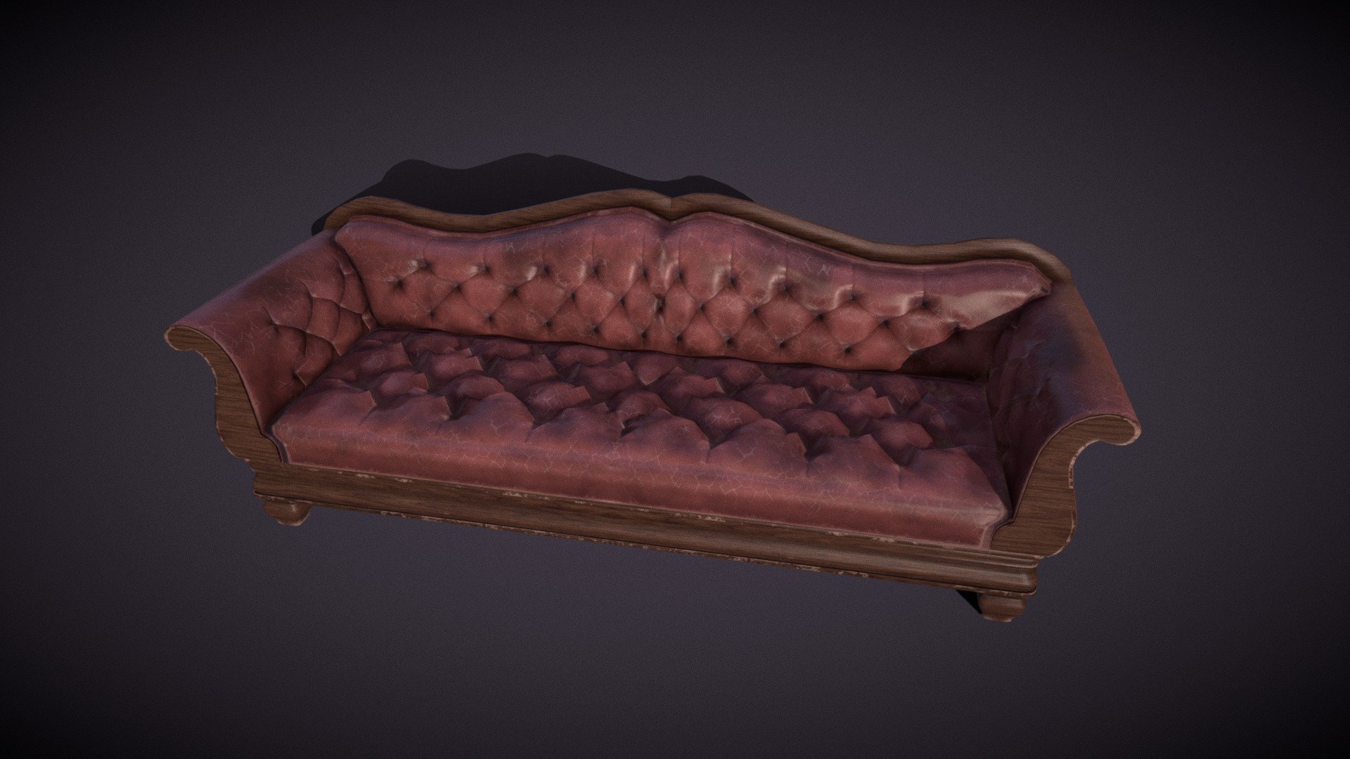 PBR Victorian leather sofa with 2k textures.

4k textures will be added in a future update. This mesh is also included with the chair and sofa set on my store.