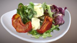 Green salad food, realtime, virtualreality, unrealengine, realitycapture, scan