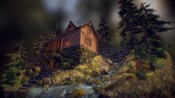 DAE Diorama - Forest Loner dae, 3d1, dioramaassignment, noai