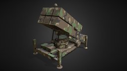 NASAMS - Air Defence System forgames, militaryweapon, lowpoly, airdefencesystem, nasams