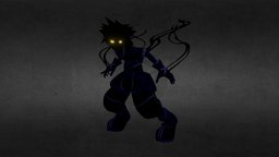 Sora (Anti Form Art) SSBU Styled sora, disney, teenager, kingdomhearts, disneycharacter, kingdomhearts2