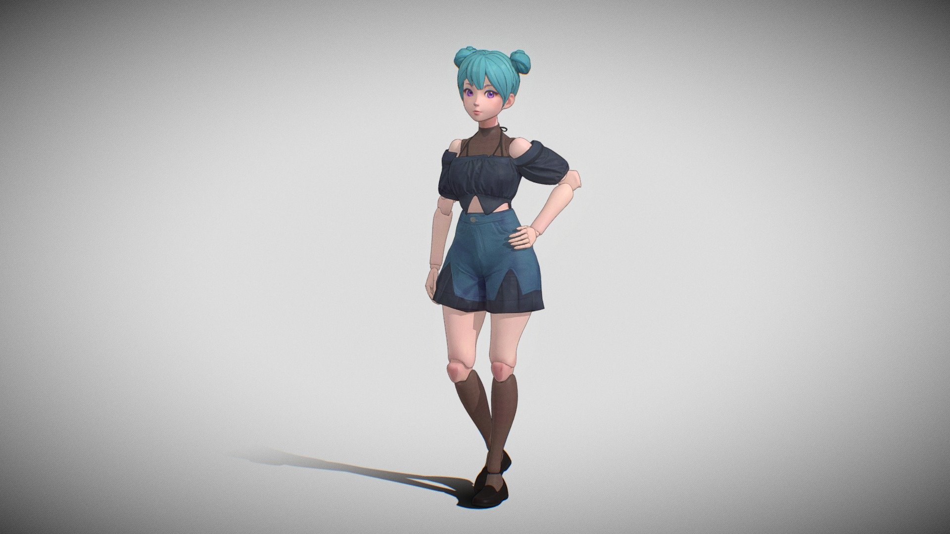 Here is the standard clothing of my characer Neon.

Purchase or Subscribe my Patreon for commercial use and general support.

*Also accept modeling commission. Feel free to contact me by leaving a comment or mailing to chambersu1996@gmail.com, if any questions or anything here interests you~
