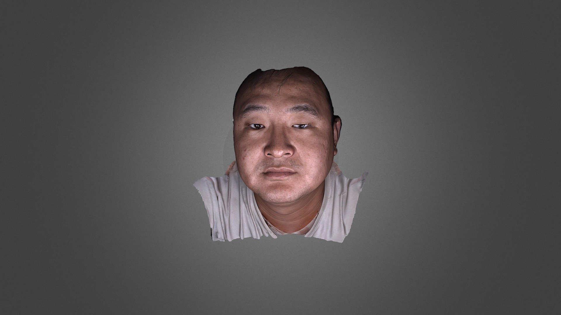 This face model is scanned with our Fasense product. Facense is a lightweight and portable depth camera used for capturing accurate 3D face model. Multiple cameras can be flexibly combined to collect and capture human face data from different angles in seconds. You may add more cameras to capture a 360° face model. The infrared light won’t cause any damage to human eye. With the proprietary algorithm and MEMS chip, it can get stable and reliable real-time depth information of the face, with the maximum model accuracy up to 0.1mm.For more information, please go to:https://www.revopoint3d.com/3d-face-scanner-facense-f3/