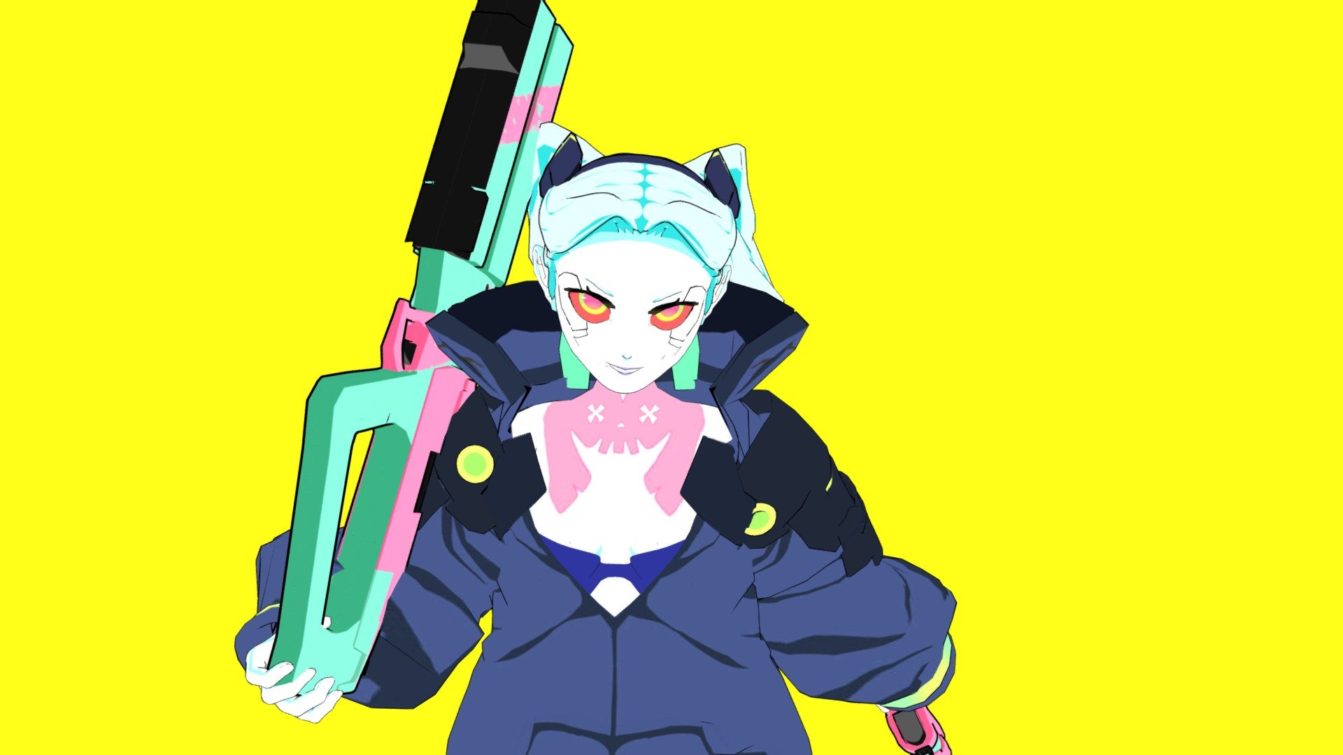 Rebecca from the anime Cyberpunk Edgerunner