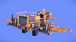 Airplane airplane, blockbench, pixelart3d, minecraft, lowpoly, plane, pixelart