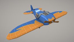 Flying circus - Culver dart daehowest, plane, gameart2023