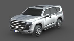 Toyota Land Cruiser 300 modern, power, vehicles, land, tire, cars, japan, suv, drive, cruiser, offroad, toyota, jdm, off-road, land-cruiser, low-poly, vehicle, lowpoly, low, poly, car, toyota-land-cruiser