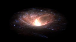 Galaxy Space Portal Black Hole universe, time, b3d, effect, warp, galaxy, science, star, fx, nature, looping, blackhole, wormhole, cosmos, blender, sci-fi, fantasy, space, magic
