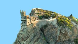 Swallow's Nest Castle, Gaspra, Crimean Peninsula castle, ancient, nest, heritage, photogrametry, tourism, tourist, swallows, crimean, peninsula, oldbuilding, gaspra