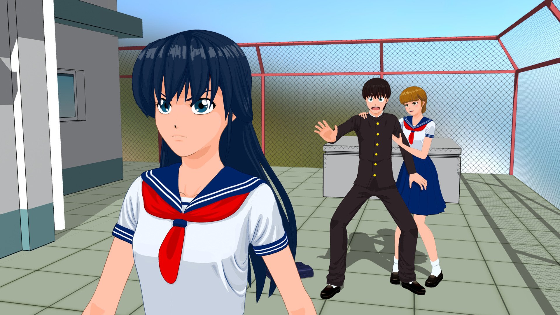 Scene inspired in my favourite anime series of all times: Kimagure Orange Road. 
Modeled in 3ds Max, posed with Biped and painted with Viewport Canvas and Photoshop.