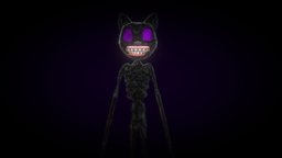 Cartoon Cat (someone Port This To Sfm) cat, customization, 3d-model, cartoon, siren-head