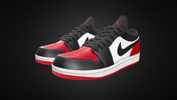 Nike Air Jordan 1 Low shoes, nike, realistic, jordan, 3d, model, air, airjordan1