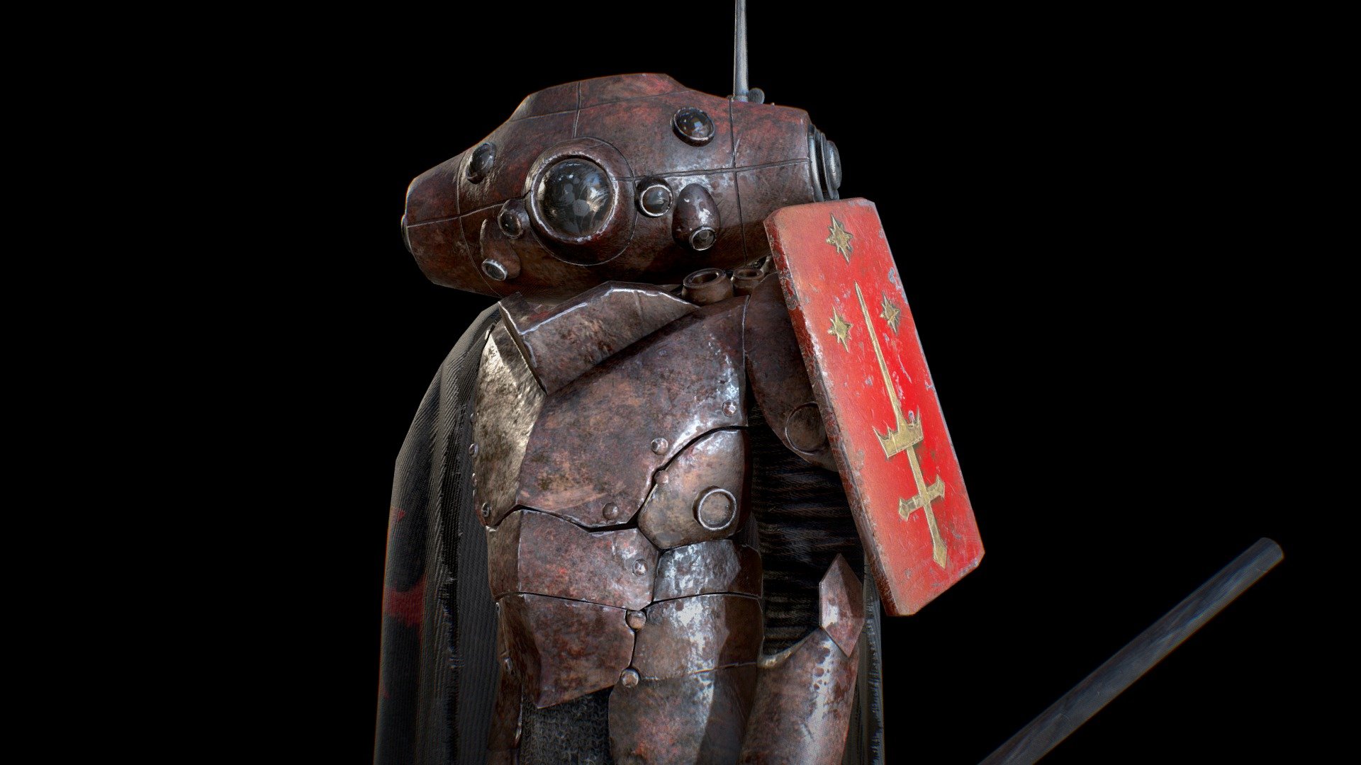 Hey everyone!
For the character creation course at dae Howest I decided to recreate a character by Mike Franchina in 3D!

Enjoy!