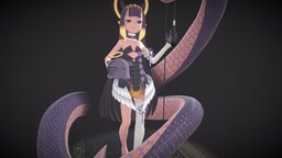 Ninomae Ina'nis vtuber, substancepainter, blender, anime, hololive, inart